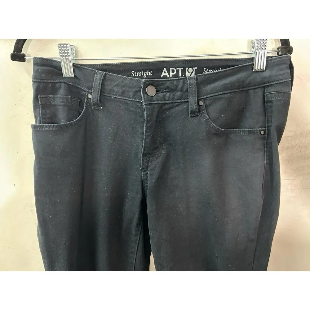 [Apt. 9] Size 4 Women's Straight Leg Mid Rise Tummy Control‎ Pants